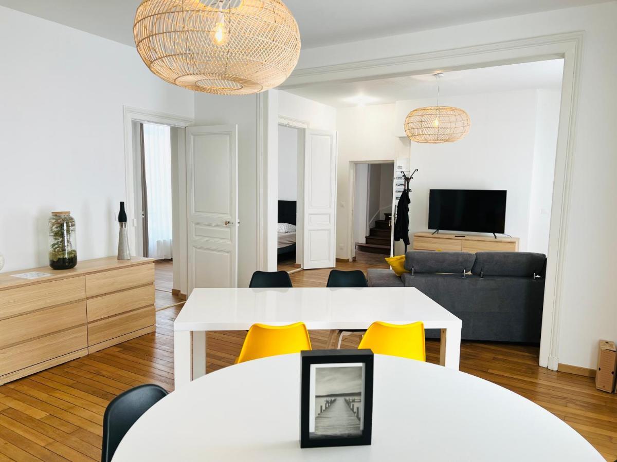 Chic Appartement Type 4 / Parking Prive Reims Eksteriør bilde