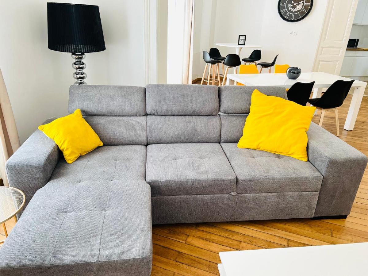 Chic Appartement Type 4 / Parking Prive Reims Eksteriør bilde
